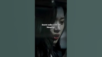 Secret code with sad meaning 💔📌 #shorts #kpop #music #cover #speedsong
