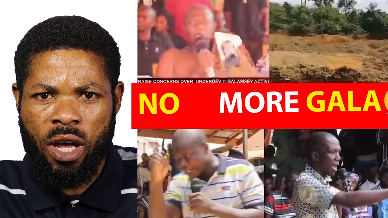 😳Eastern Reg: 😡Angry residents rejects Galamsey, calls Gov’t to help sack them from their town