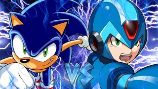 Sonic The Hedgehog VS Mega Man X - BATALLAS NORMALES DE RAP - Mega-GER