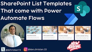 SharePoint List Templates That Come With Power Automate Flows