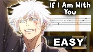 Jujutsu Kaisen S2 OST - If I Am With You - EASY Guitar tutorial (TAB)