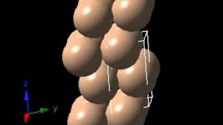 Hexagonal close-packed crystal structure
