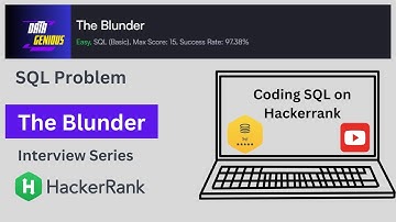 The Blunder | Hackerrank | Advance SQL | Ceiling Function | Data | Interview  Prep | Data Genious