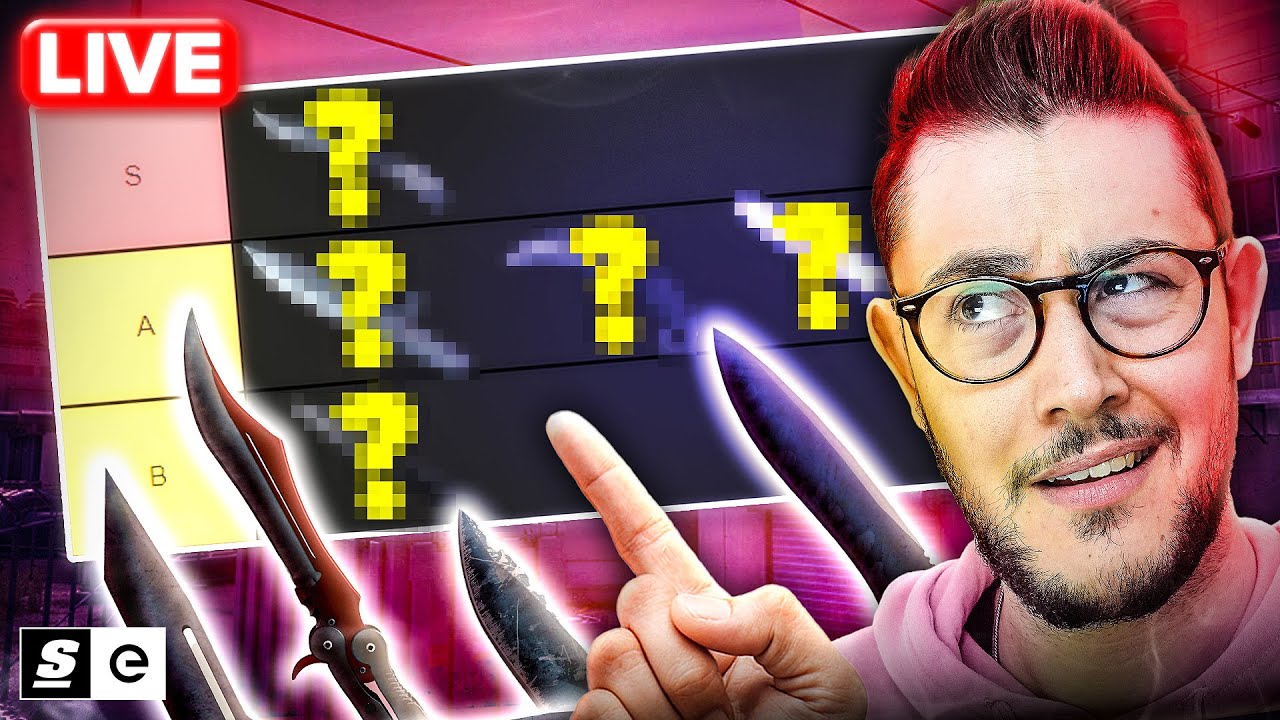 Ranking CS:GO Knives From BEST to WORST | Hot Retakes *LIVE* - YouTube