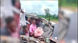 Dunsin Oyekan Accident (The Real accident Video )