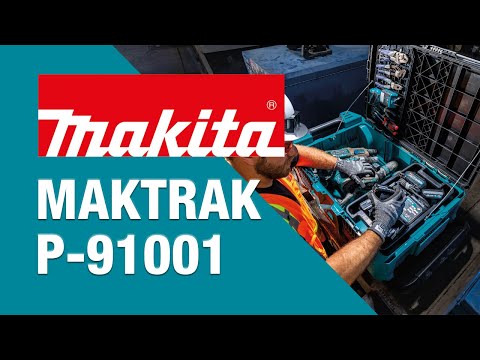 Makita MAKTRAK kuljetuslaatikko pyörillä ja vetoaisalla P-91001