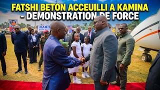 Arrivé de Felix  Tshisekedi à KAMINA ce Mercredi 29/07/2026