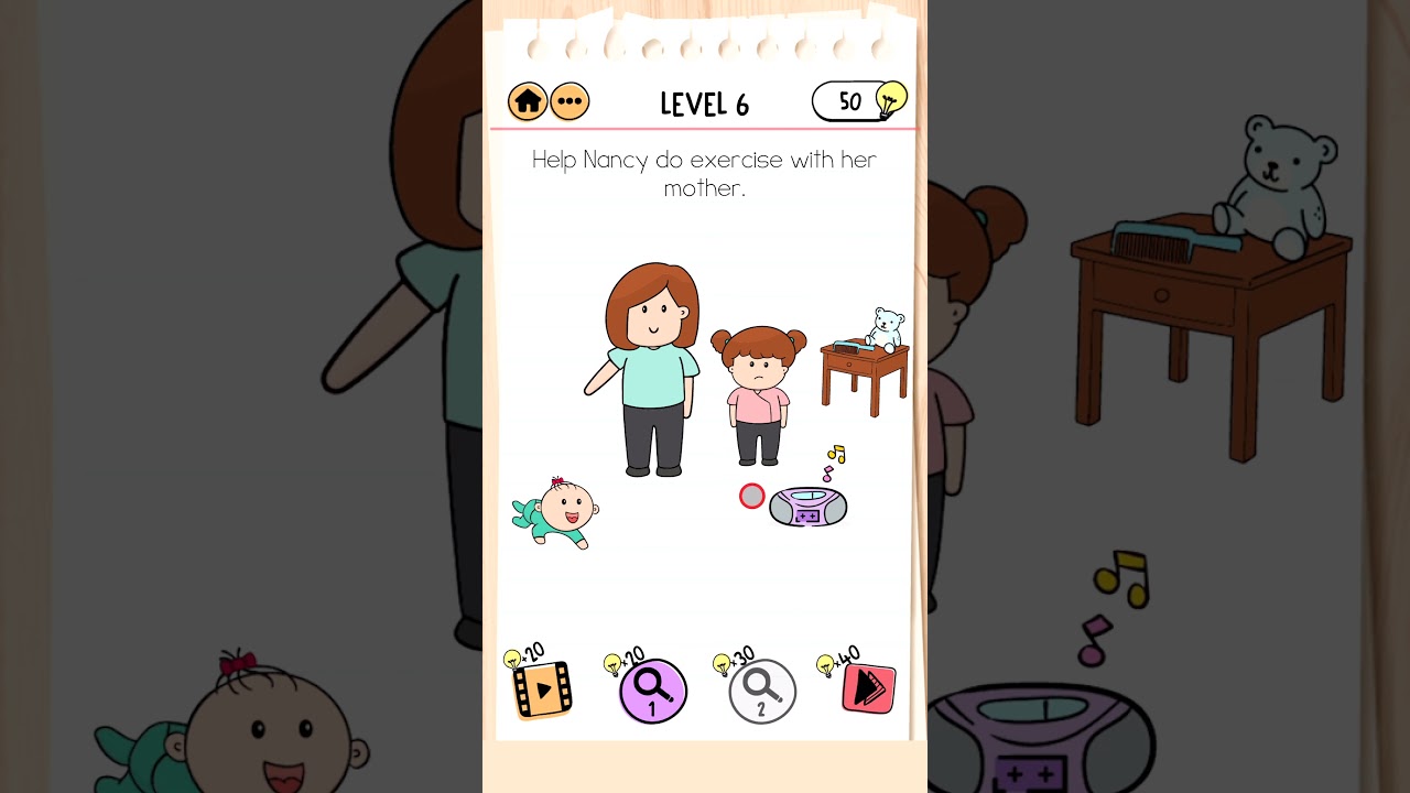 Brain Test 2: The McBrain Family Level 6