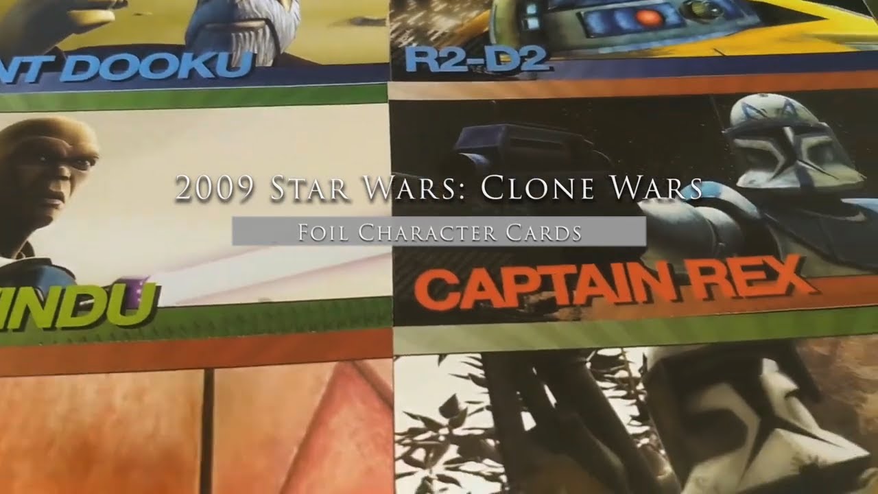 2009 Star Wars: The Clone Wars Widevision Foil Cards