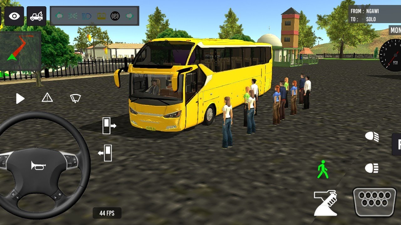Indonesia Coach bus driving | Euro bus simulator 2025 Android gameplay #game 1