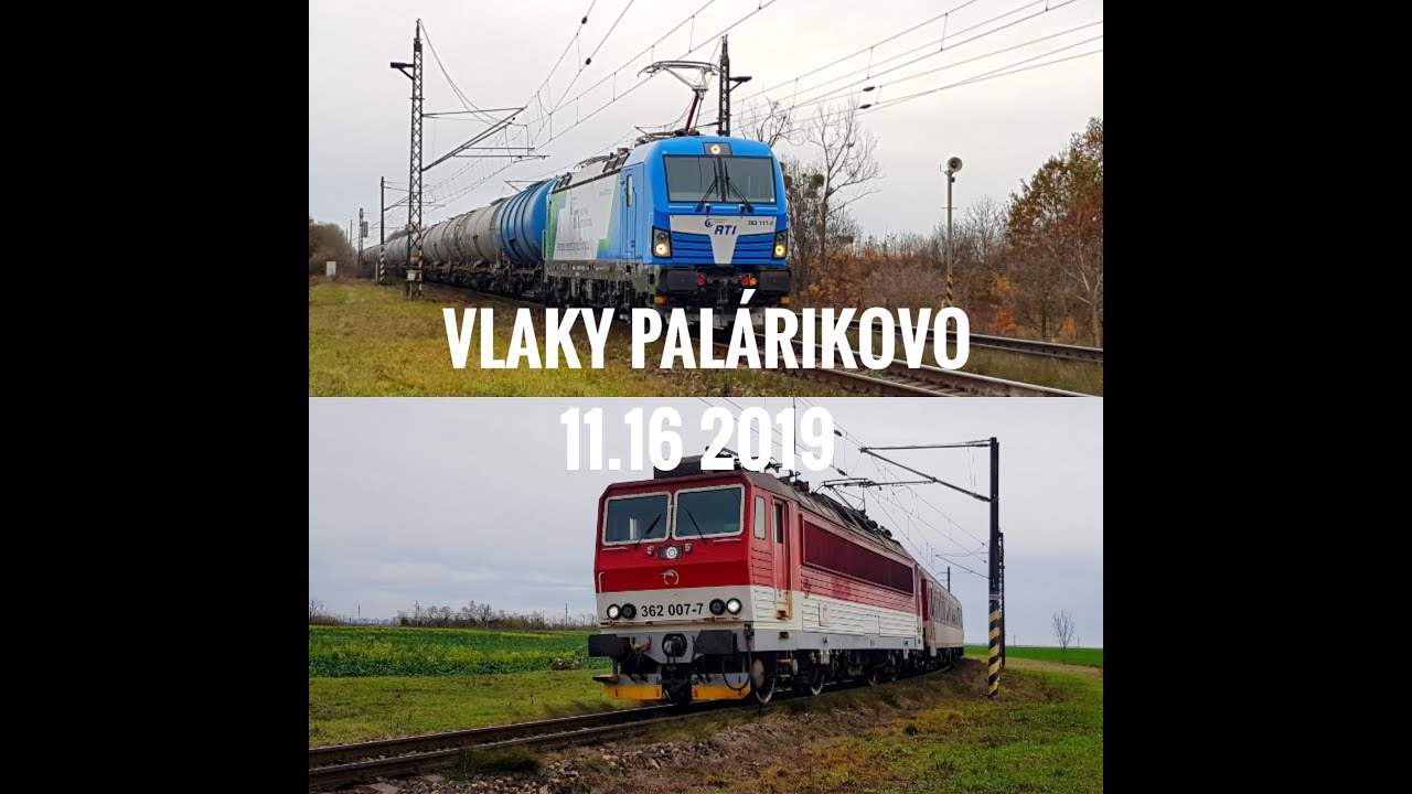 Vlaky Palarikovo 16.11 2019