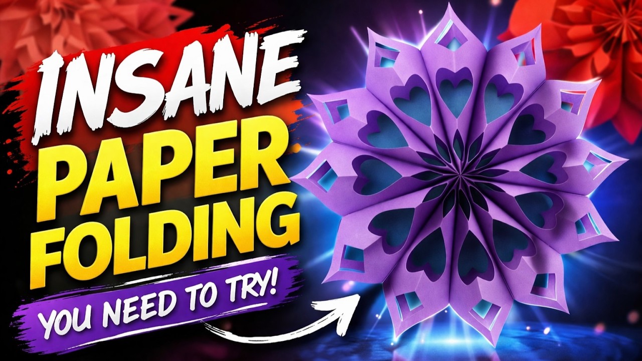️ How to Make 3D Paper Snowflake ️ 3D Paper Snowflake Tutorial ️ Easy ...
