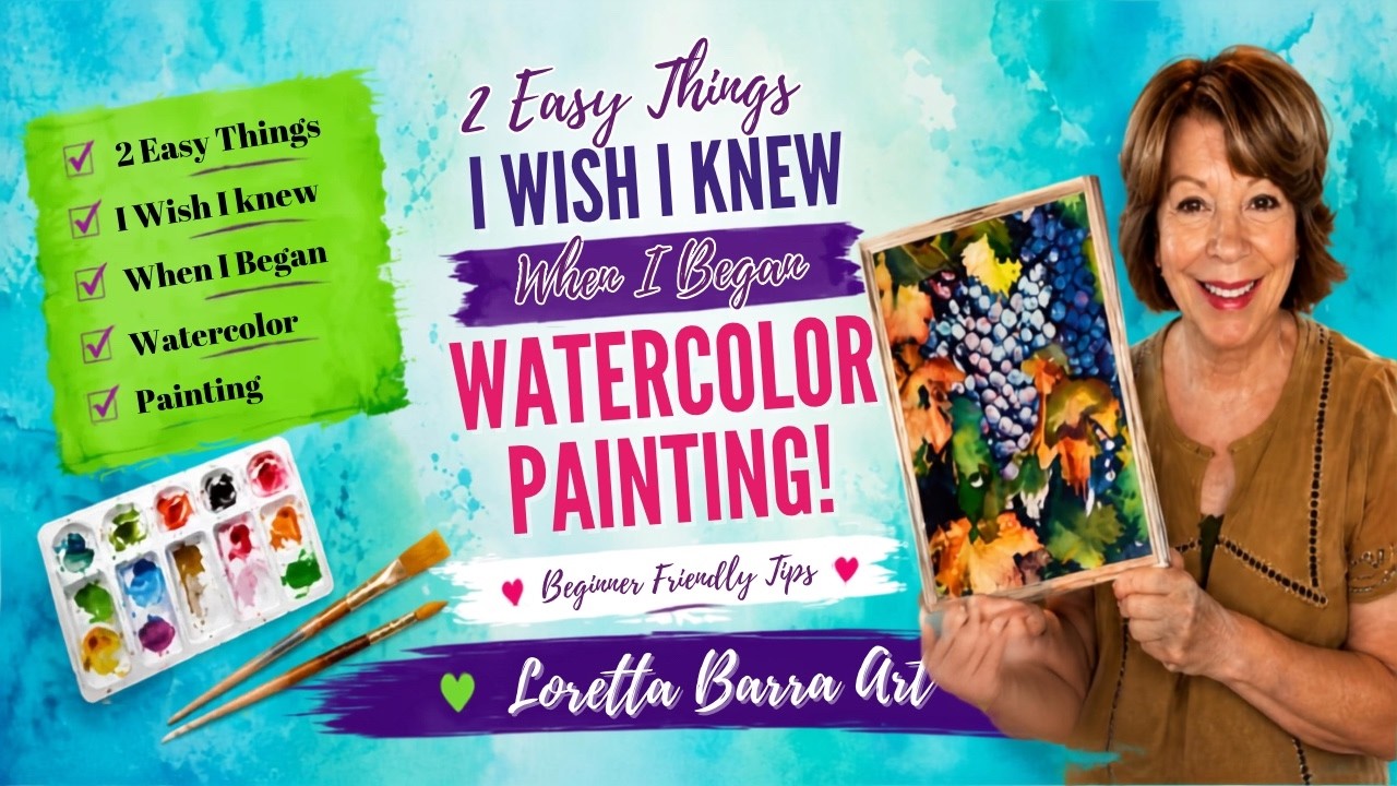 2 Things I Wish I Knew When I Began Watercolor Painting #watercolor # ...
