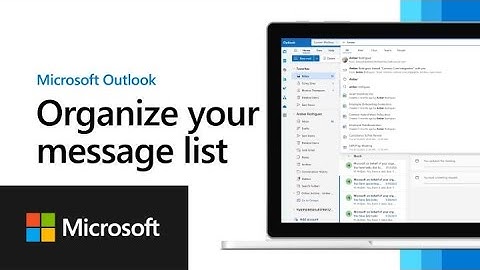 Learning the new Outlook: Sorting and filtering the message list