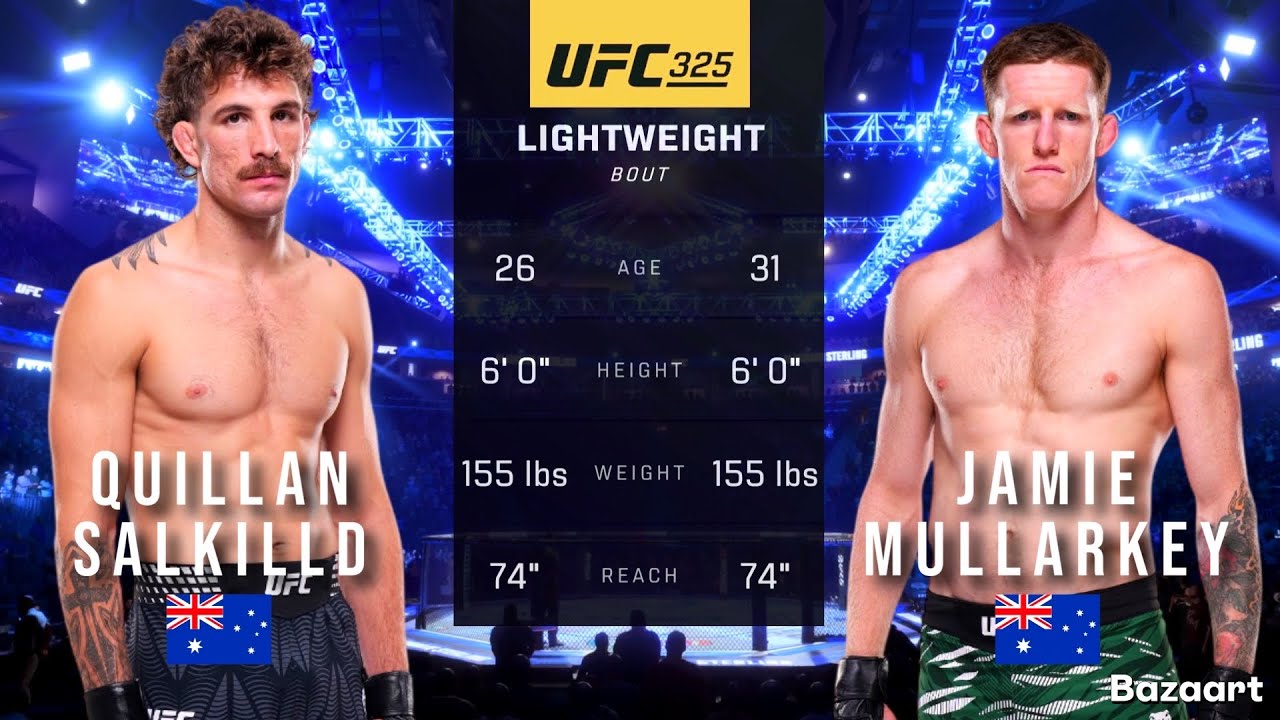 Полный бой Квиллан Салкилд против Джейми Мулларки на UFC 325