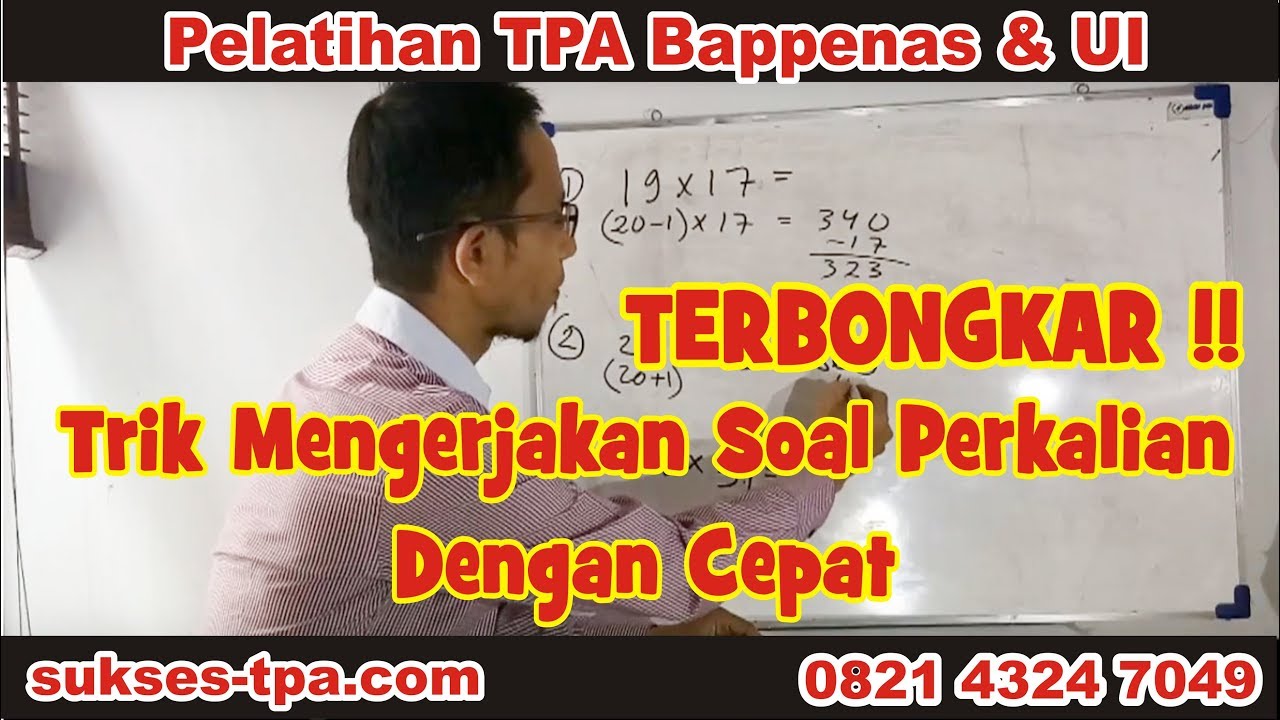 TERBONGKAR!! CARA MENGERJAKAN SOAL PERKALIAN SIMAK S2 UI ...