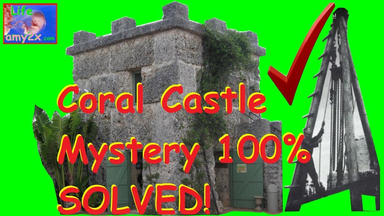 Coral Castle Mystery 100% Solved with 1930's Film Footage! - YouTube