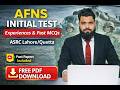AFNS Initial Test Experiences & Past & Most Repeated Today Past Mcqs 13--May 2026 Academic Mcqs