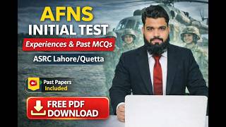 AFNS Initial Test Experiences & Past & Most Repeated Today Past Mcqs 13--May 2026 Academic Mcqs