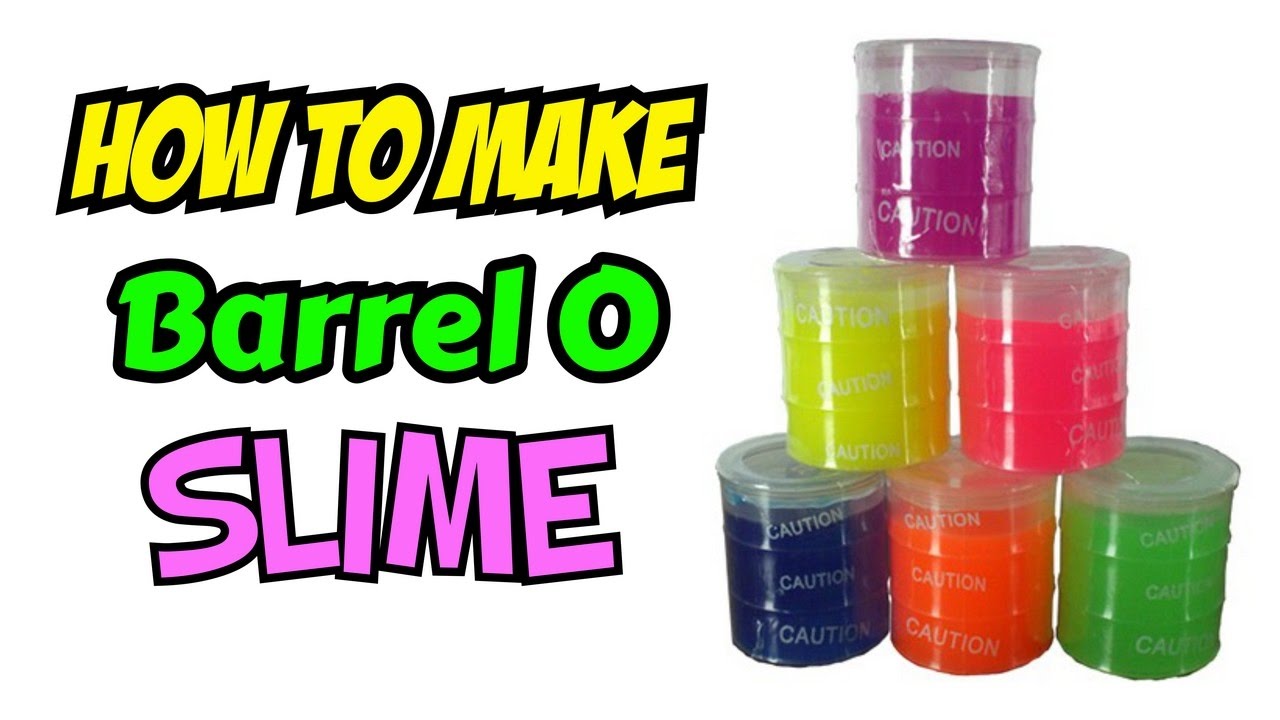 How to make Barrel O Slime Tutorial Bahasa Indonesia Cara Membuat