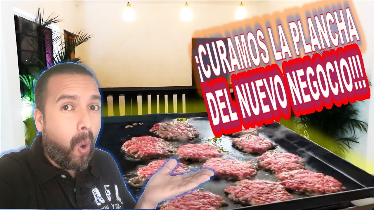 COMO CURAR UNA PLANCHA PARA TUS ASADOS DE CARNE! YouTube