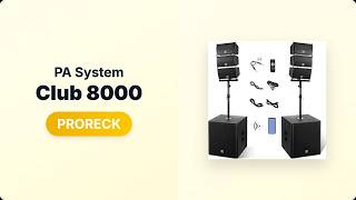 Is The PRORECK Club 8000 Worth It Honest PA System Review [PRORECK Club 8000]