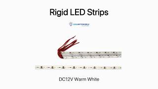 SMD5630 Rigid LED Strip Light DC12V 18W/M 72 LEDs/M Linear Lighting Bar Demo