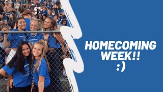 2019 homecoming week! | spirit days, float building, school vlog, football game :)