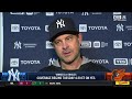 Aaron Boone shares his thoughts on the Yankees' 3-2 loss in Baltimore
