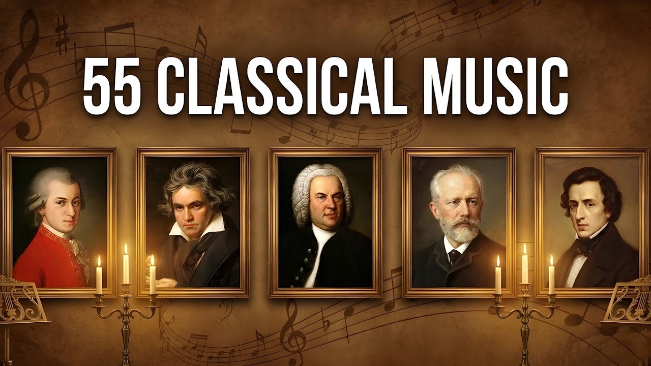 55 шедевров классической музыки для релаксации и души | Бетховен, Моцарт, Шопен, Бах