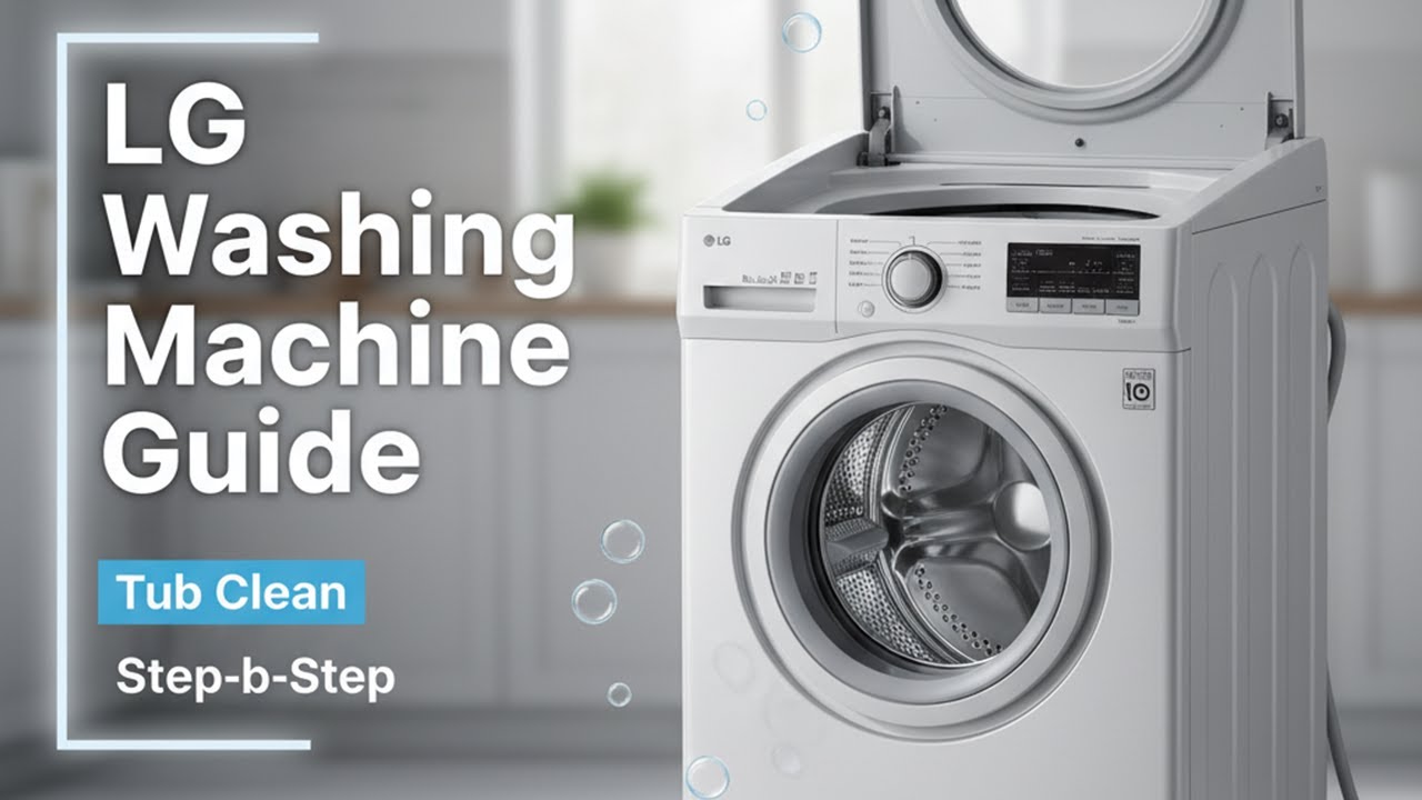 LG Top Load Washing Machine | Tub Clean Step-by-Step Guide