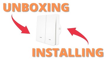 Unboxing and installing Moes Tuya ZigBee 2 Gang Smart Light Switch