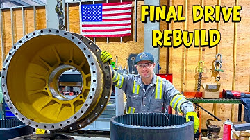 REBUILDING A $30K CATERPILLAR D10T FINAL DRIVE!!!