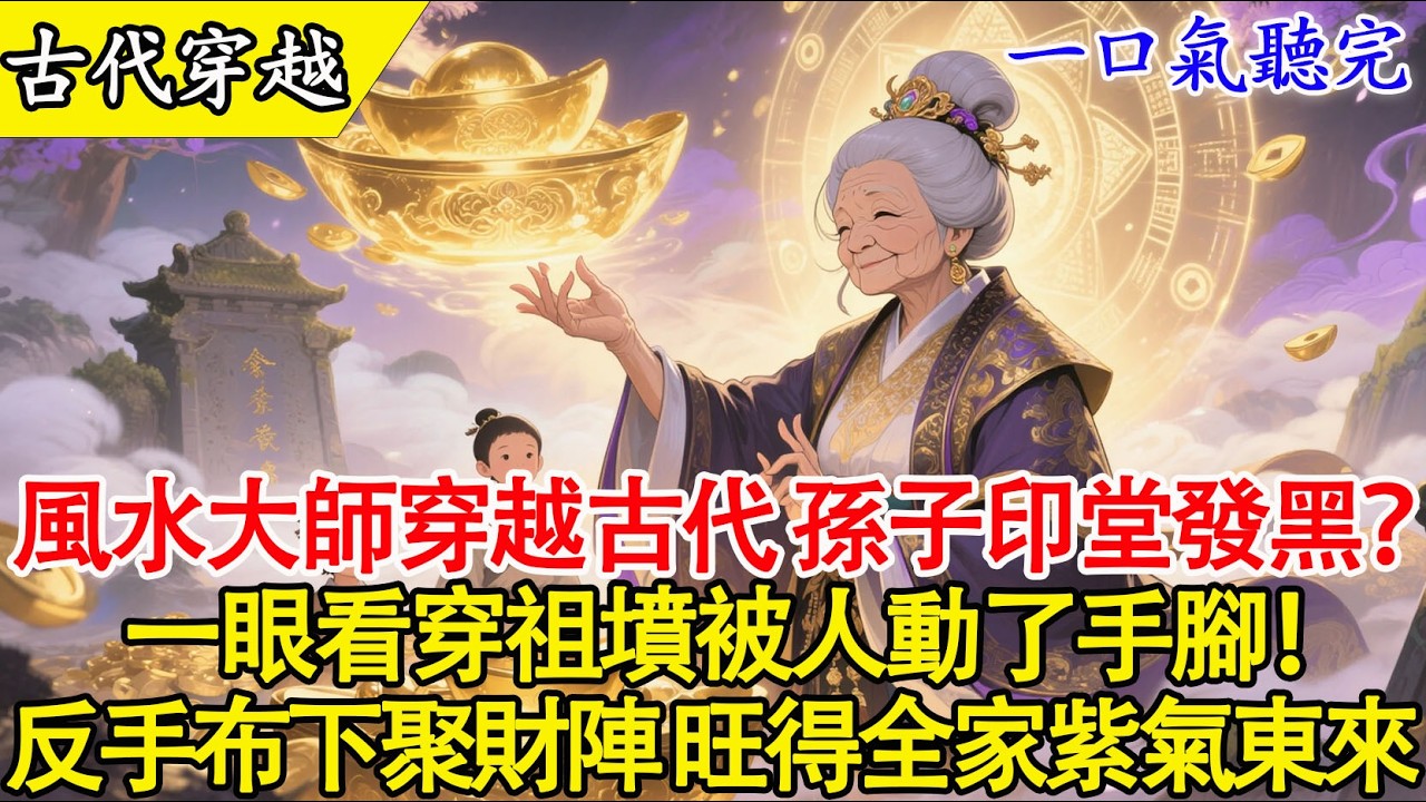 【一口氣聽完】頂級風水師穿成60歲老太君！一眼看穿三陰破運局，手撕毒鎮物，反手布下聚財陣讓全家飛黃騰達！🔮👵#穿越 #爽文 #有聲書 #大女主 #原創