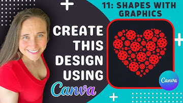 Print on Demand Design Tutorial using Canva: Create Shapes with Graphics for POD Shirt Designs