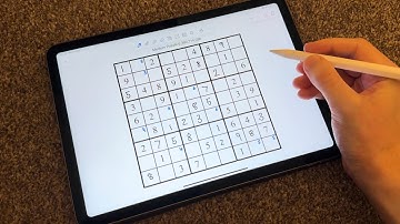 ASMR Sudoku Puzzle Solving