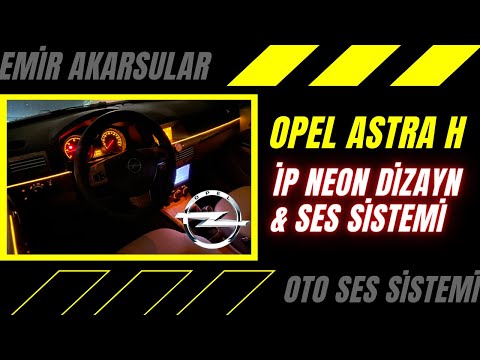 Opel astra h kasa ip neon dizayn BM AUDİO C6050 component ses testi