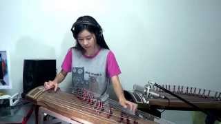 Video thumbnail of "Led Zeppelin-Stairway to heaven Guitar solo Gayageum cover. by Luna Lee"