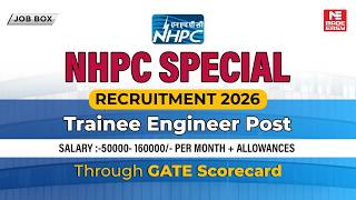 Nhpc Trainee Engineer Recruitment 2026 Psu Job Through Gate Apply Now