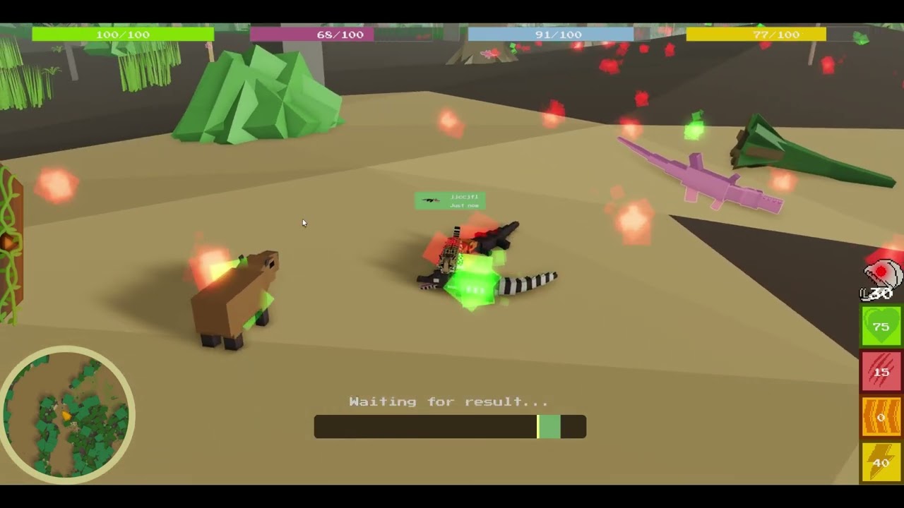 Destroying Dwarf Caimans as Ocelot | Amazon Ascension