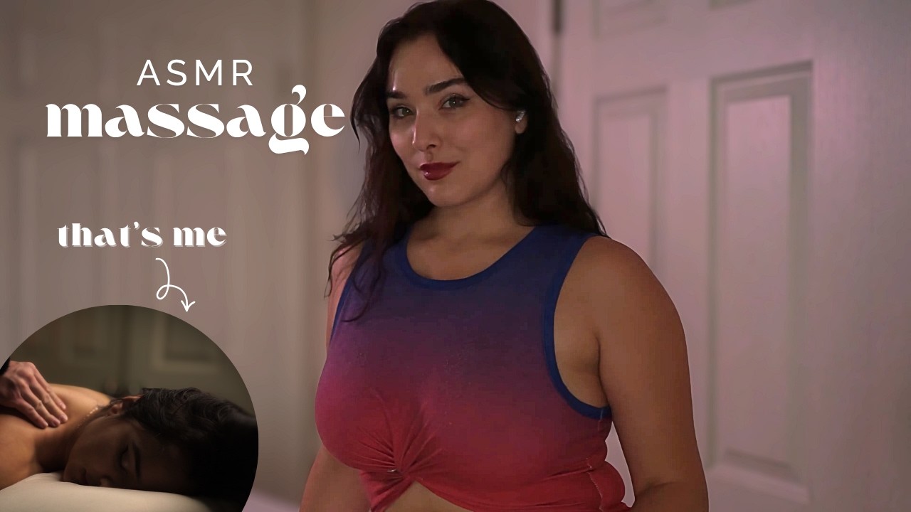 ASMR POV Back Oil Massage on ME 💤 I Get Pampered 😴 Real Person Personal Attention 🩷 1 Hour of Bliss