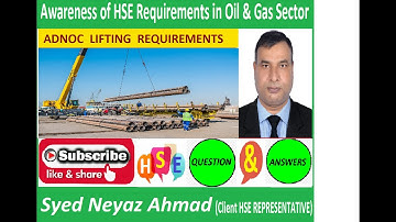 ADNOC LIFTING REQUIREMENT. #adnoc #uae #hseengineers #abudhabi #lifting #rigging #craneoperator #hse