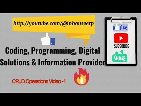 CRUD Operations Demo #1 | PHP Frameworks using MySql || Create, Read, Update, Delete