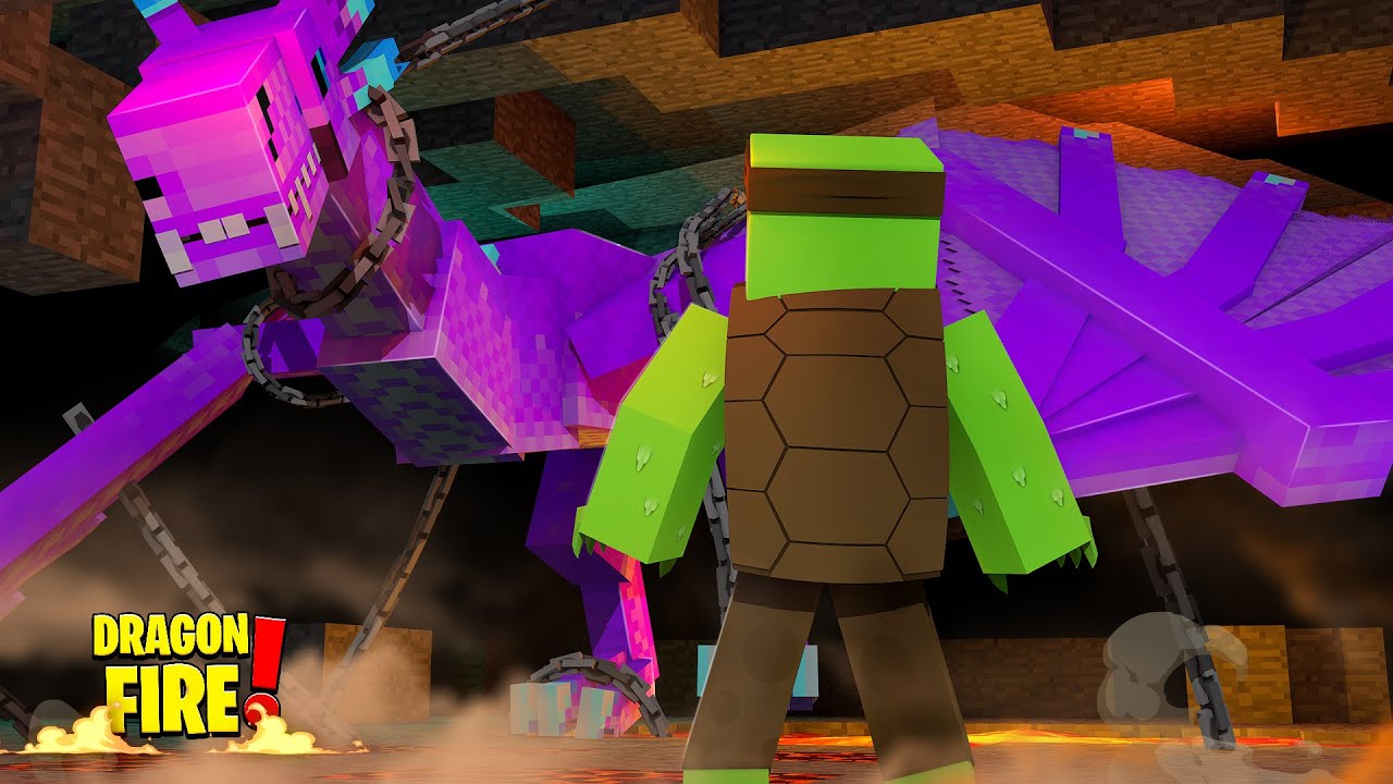 WE FOUND THE HACKER'S PURPLE DRAGON! - Minecraft DragonFire Server