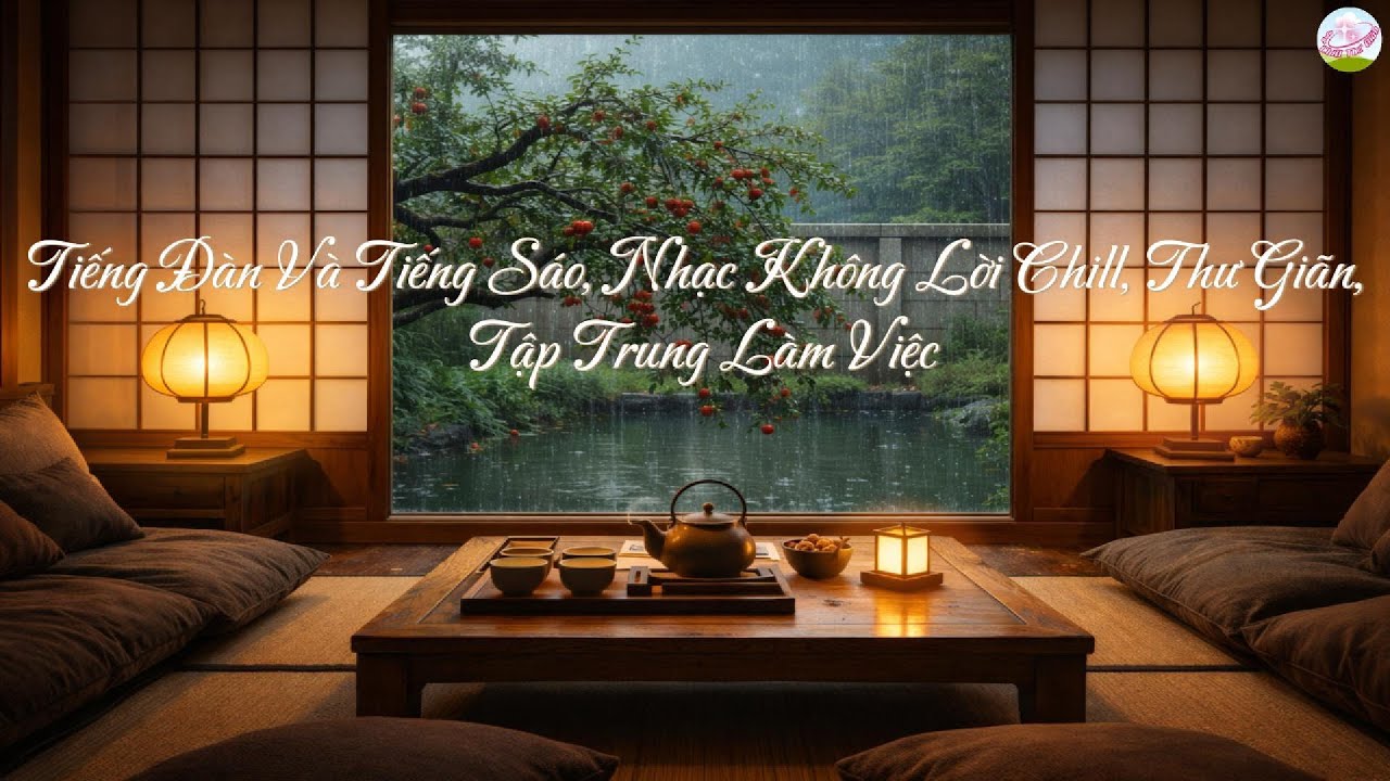 Nhạc Đàn Và Sáo Trúc Lofi Chill Không Lời Thư Giãn Nhẹ Nhàng 🌿| Nghe Khi Làm Việc, Học Tập, Ngủ Ngon