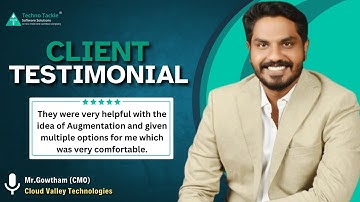 Client Testimonial - Mr. Gowtham - CMO | Cloudvalley Technologies | Techno Tackle Software Solutions