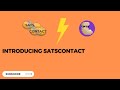 Introducing SatsContact