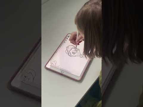 обучение на планшете рисование портретов #рисование