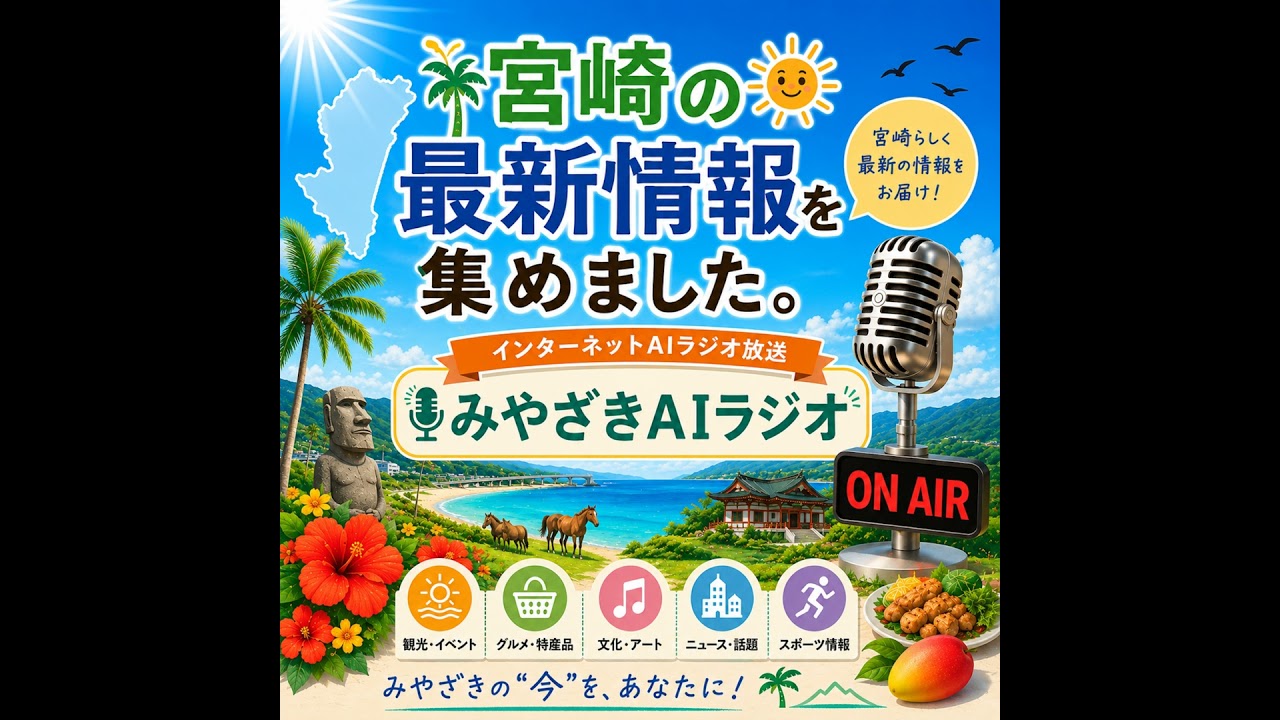 市広報みやざき 増刊号」宮崎ライフアップ便り 2026.06.26 - YouTube