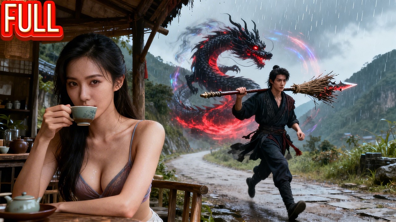 MutiSUB🔥扫地扫一半师傅忽然被打倒在地，那就别怪我徒手灭恶龙！本想低调行事却被赶下山，一不小心报仇雪恨还多了一个美女老婆！【老婆别慌，我真是天师】